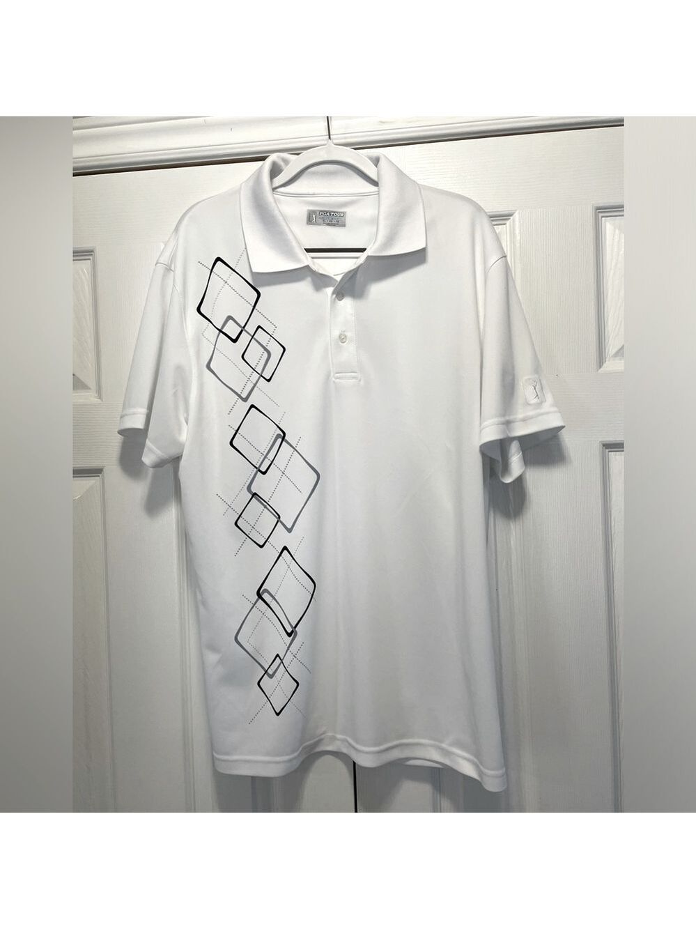 PGA TOUR Golf Polo top shirt white mens XL